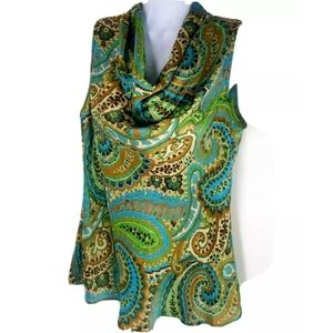 Banana Republic top Sz S polyester ,cute cowl neck